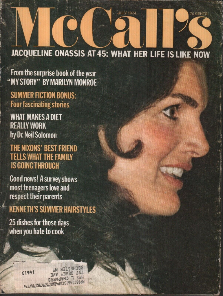 McCall's July 1974 Jackie Kennedy Onassis The Nixons 070119AME2