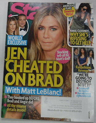 Star Magazine Jennifer Aniston & Amal Clooney July 2015 082015R