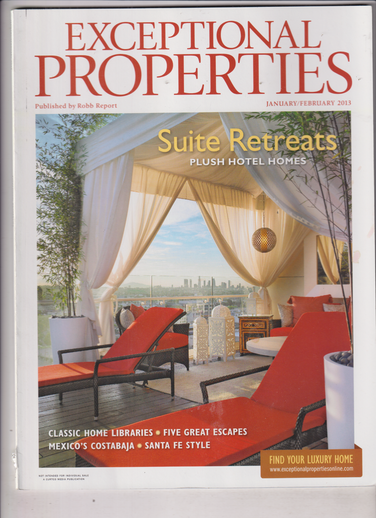Exceptional Properties Mag Suite Retreats January/February 2013 121719nonr