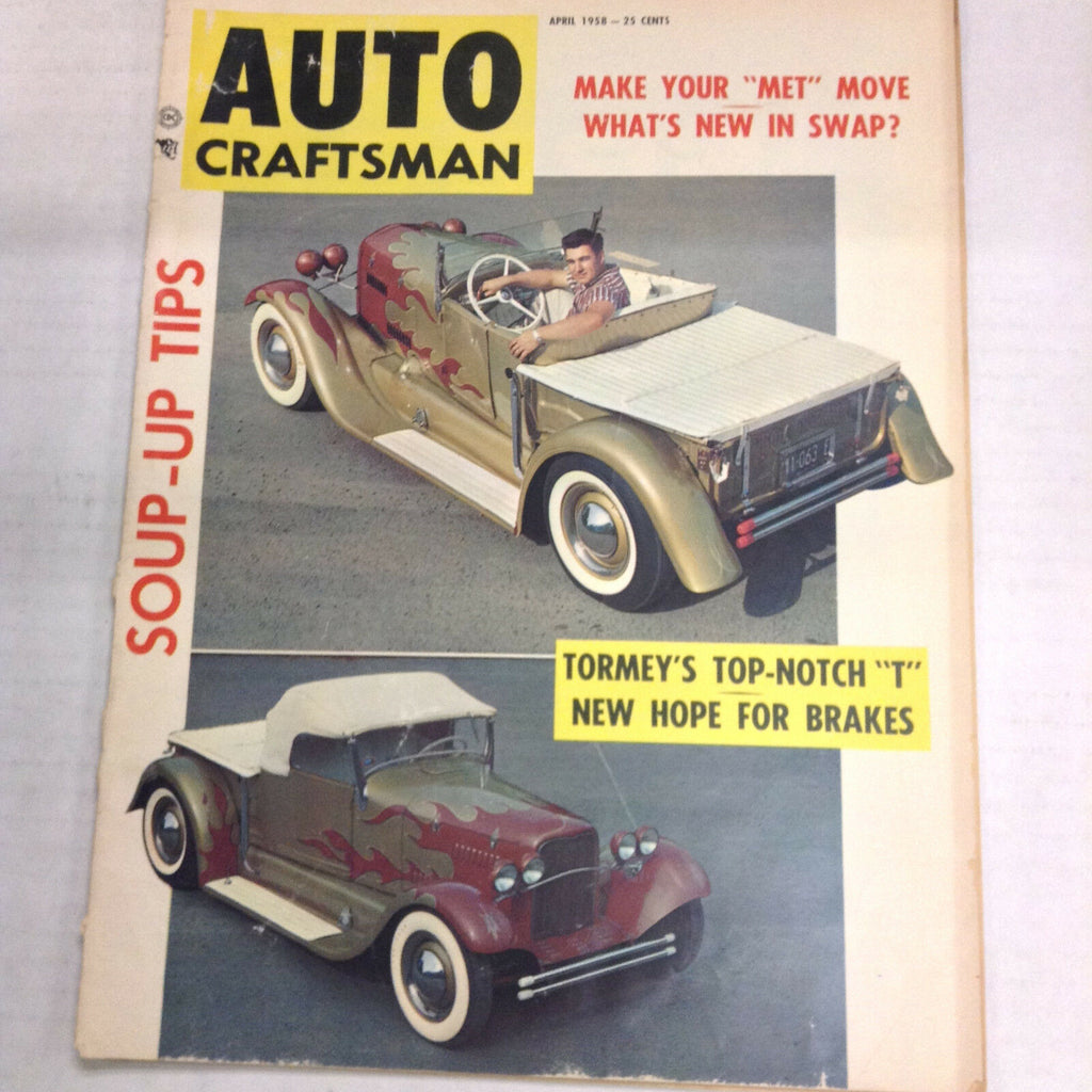 Auto Craftsman Magazine Tormey's Top Notch T April 1958 052417nonrh