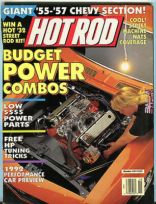 Hot Rod Magazine October 1991 Budget Power Combos EX 020816jhe