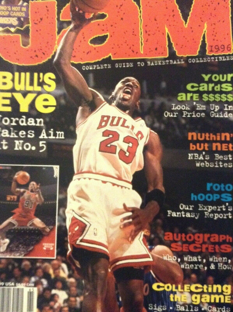 Jam Basketball Magazine Michael Jordan Bull's Eye 1996 020219nonrh