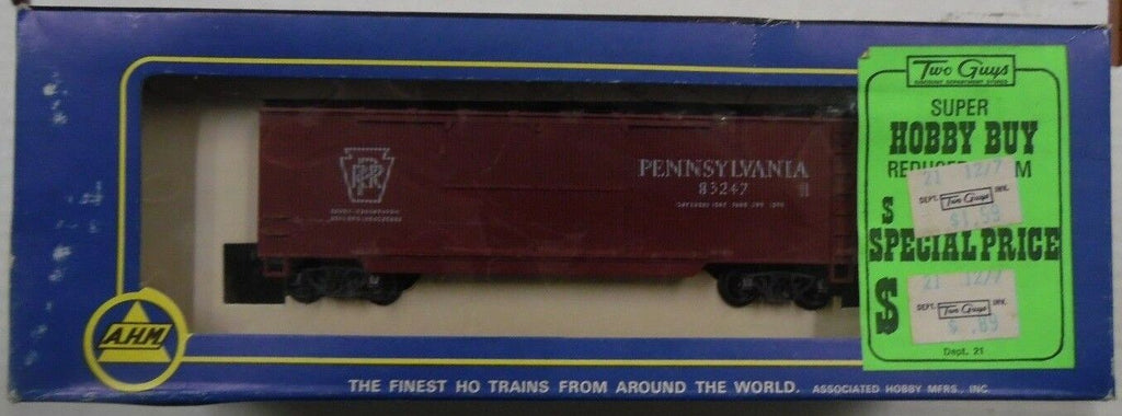 Double Door Box Car 5298 B Pennsylvania AHM HO Scale Train 010118DBTr3