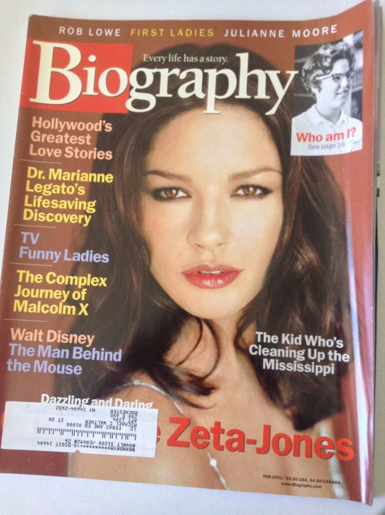 Biography Magazine Catherine Zeta-Jones February 2001 051517nonrh