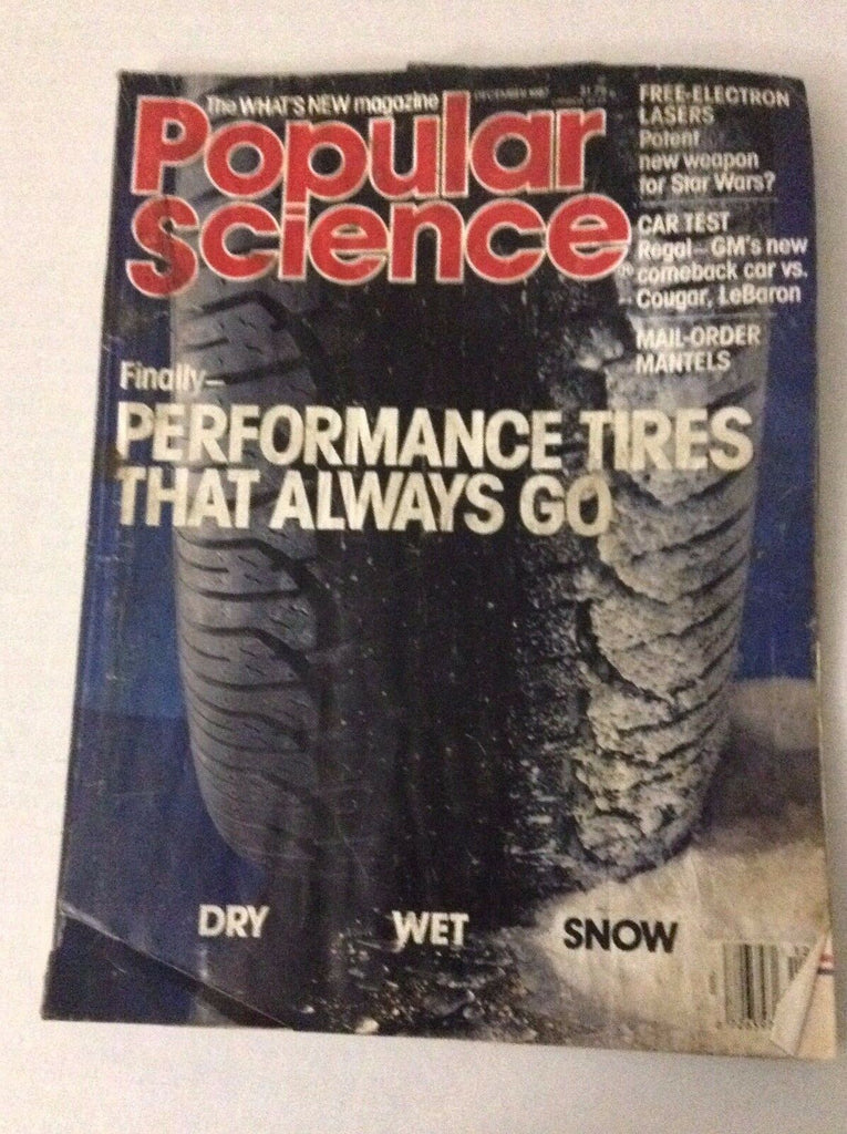 Popular Science Magazine Performance Tires That Go December 1987 031917NONRH