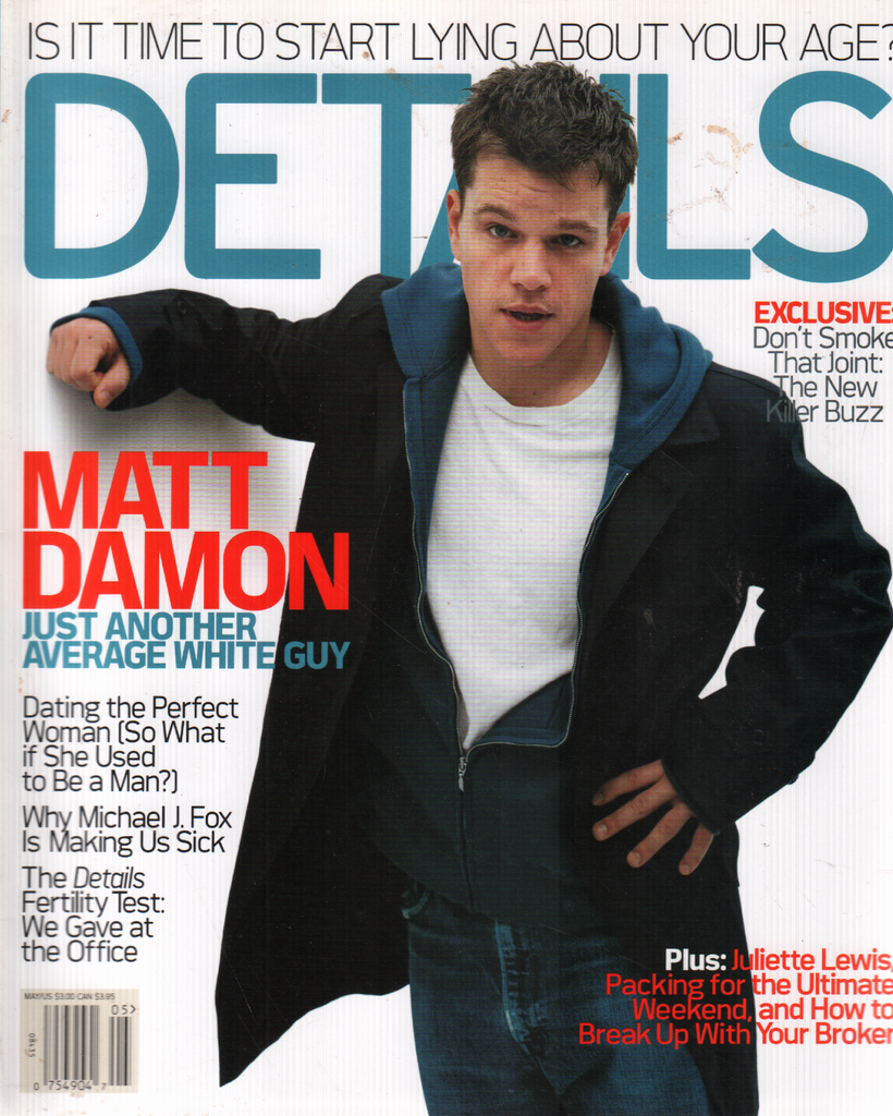 Details May 2002 Matt Damon Juliette Lewis Micheal J Fox 032420DBE