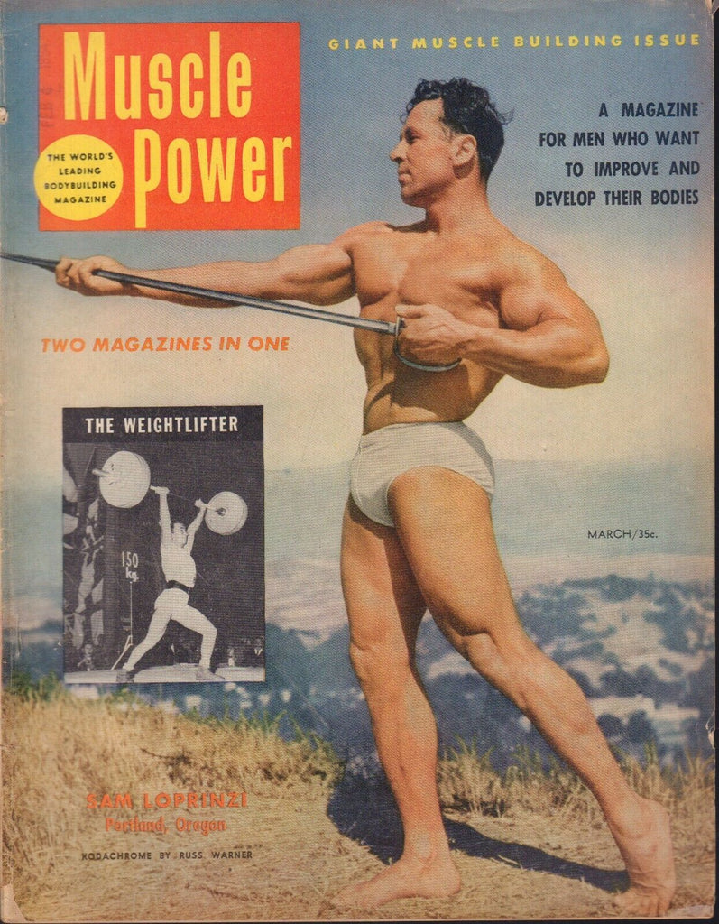 Muscle Power February 1954 Sam Loprinzi Russ Warner 083018AME