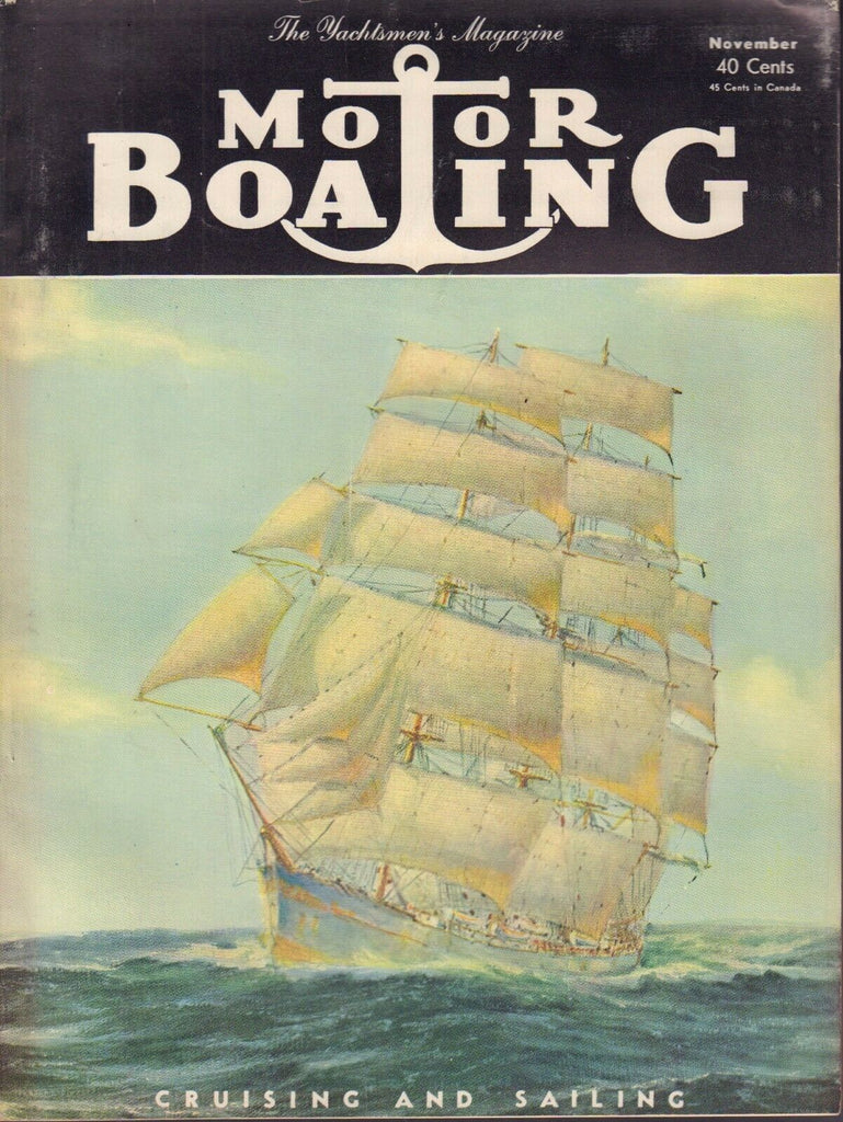 Motor Boating November 1951 Return To Sea Cowboys At Sea 041717nonDBE2