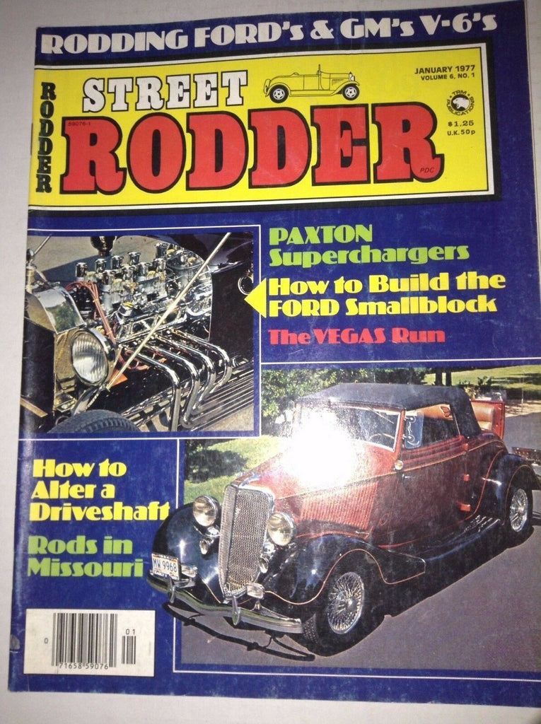Street Rodder Magazine Paxton Superchargers Driveshaft January 1977 041817nonrh2