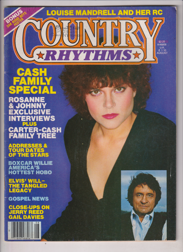 Country Rhythms Mag Johnny Cash & His Family August 1982 122319nonr