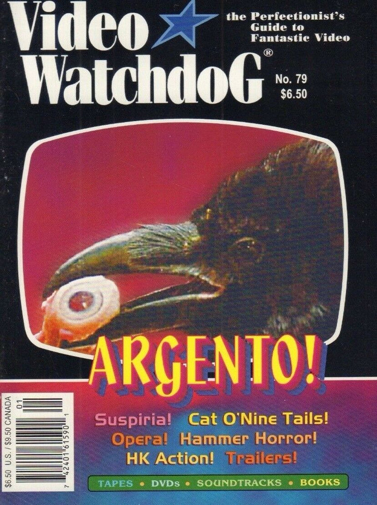 Video Watchdog no.79 Argento Opera Cat O'nine Tails 021318DBE