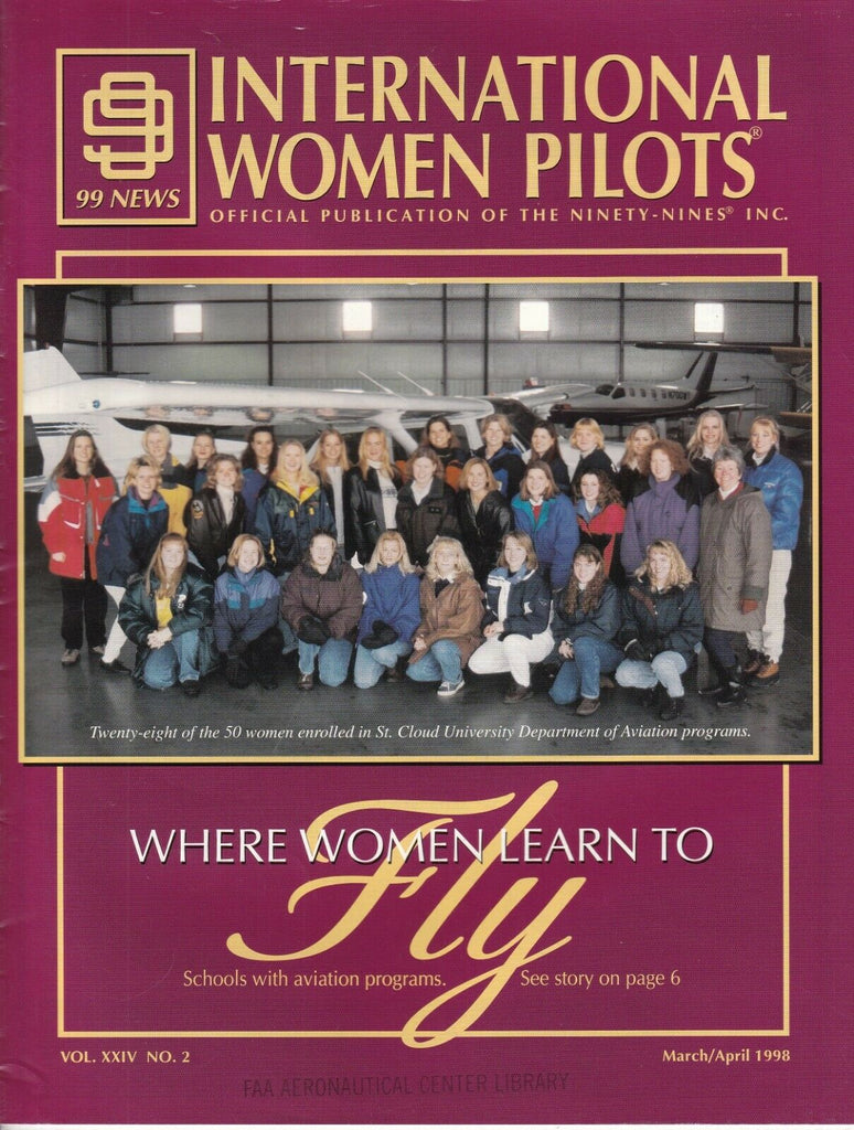 International Women Pilots Schools Of Aviation March/April 1998 032019nonr