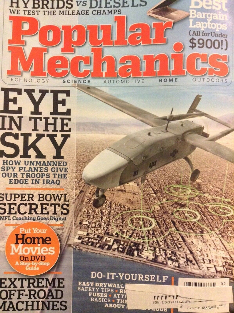 Popular Mechanics Magazine Unmanned Spy Planes February 2005 051218nonrh