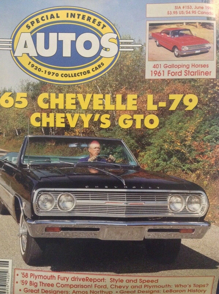 Special Interest Autos Magazine 1965 Chevelle L-79 GTO June 1996 042118nonrh