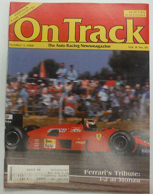 OnTrack Magazine Ferrari's Tribute U-2 At Monza October 1988 060515R2