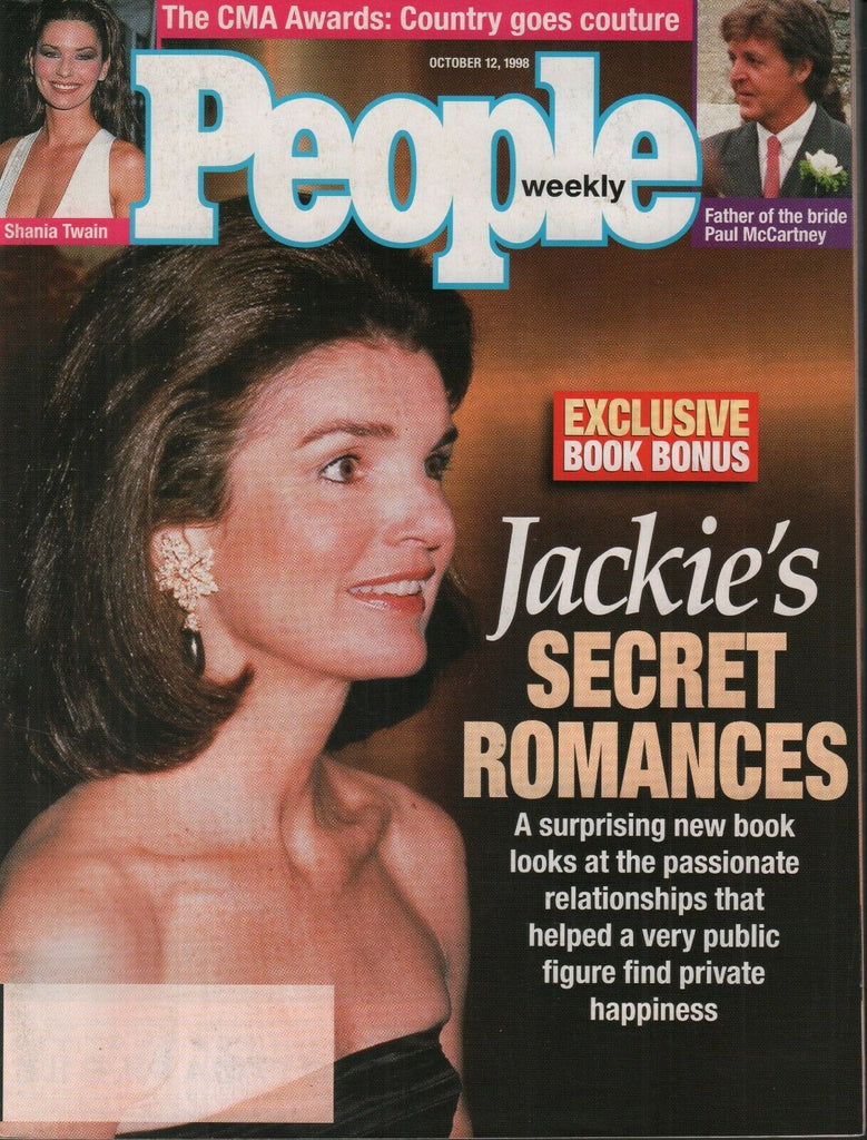 People Weekly October 12 1998 Jackie Kennedy Shania Twain 071519AME