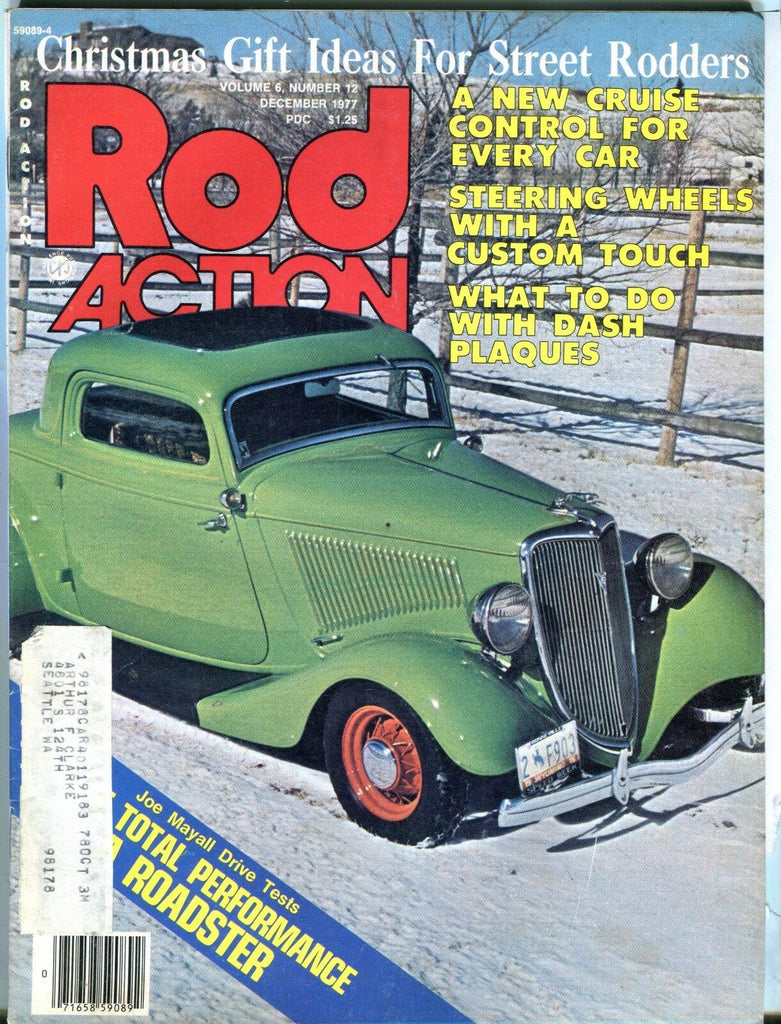 Rod Action Magazine December 1977 Street Rodders EX w/ML 031017nonjhe