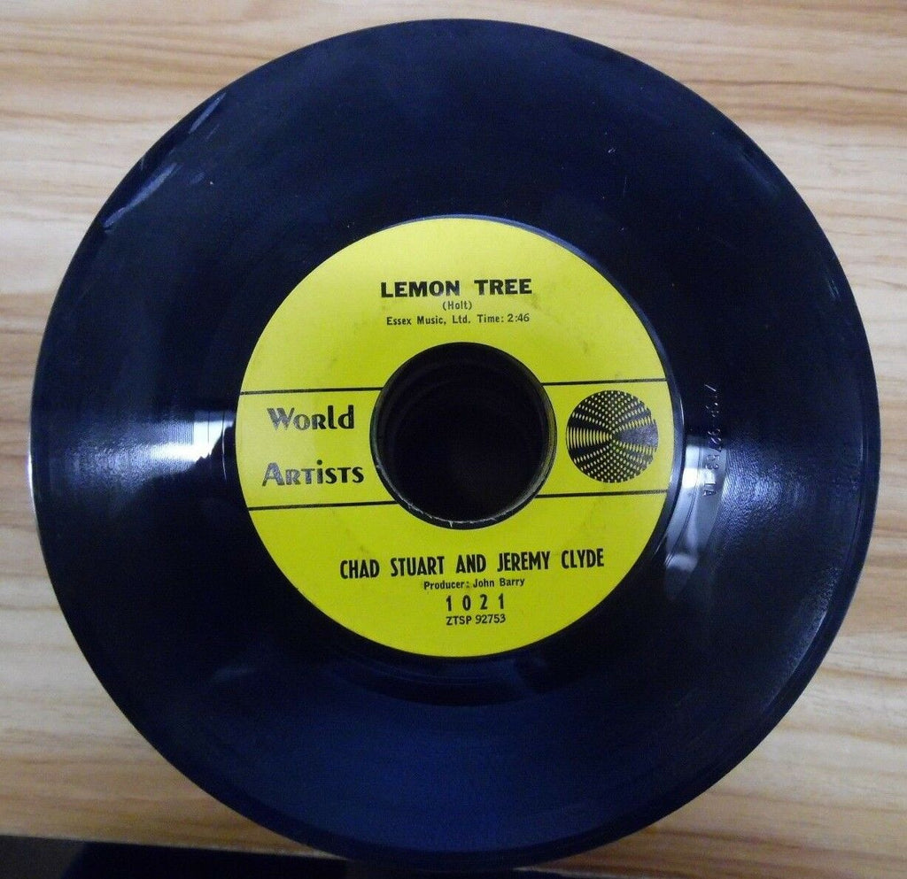 Chad Stuart and Jeremy Clyde Yesterdays Done World Artists 7"/45rpm 021518DB45