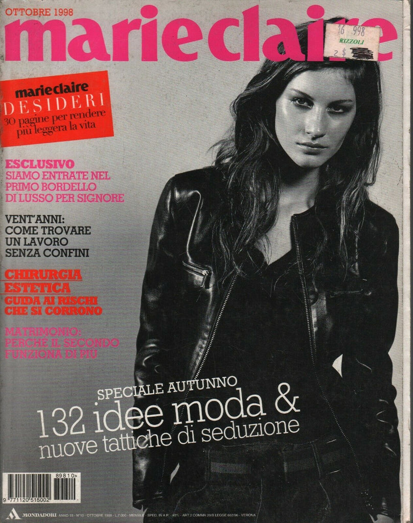 Marie Claire Italian Fashion October 1998 Eva Herzigova 101220ame