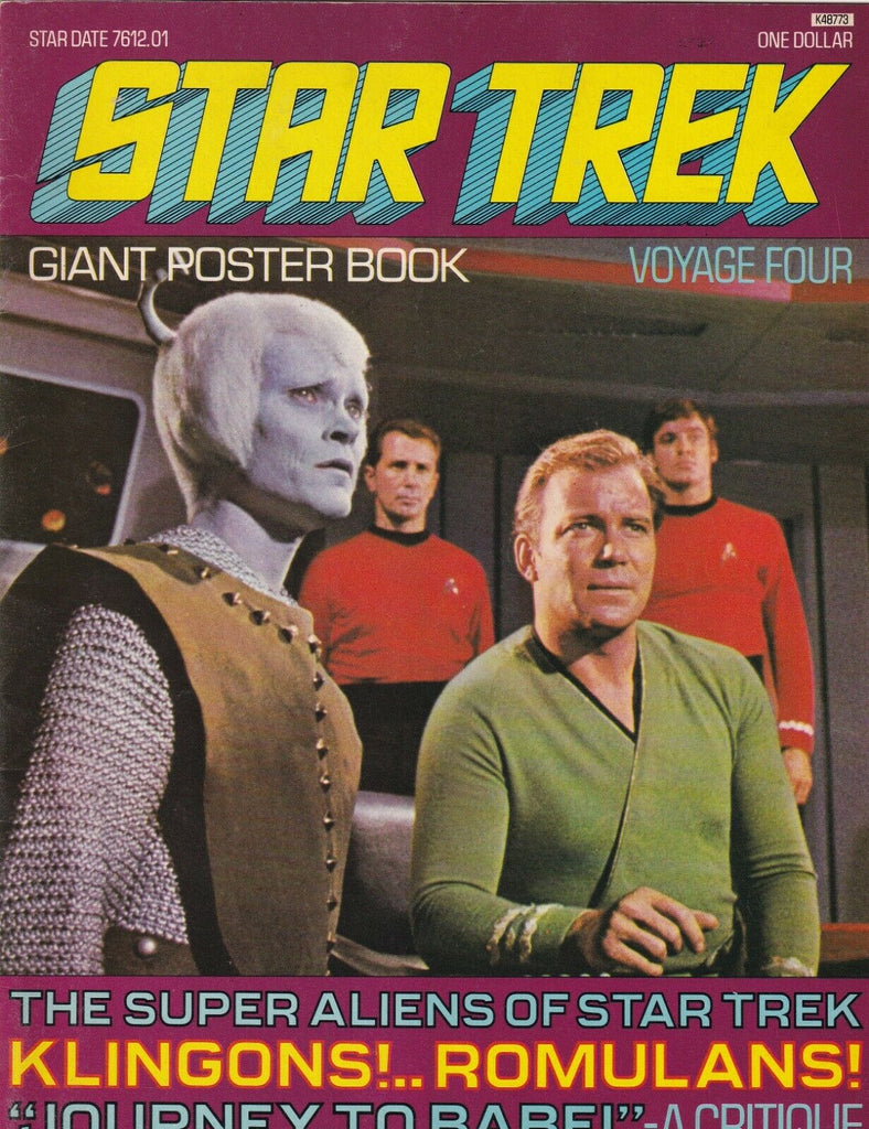 Star Trek Giant Poster Book Voyage No.4 William Shatner 051419nonr
