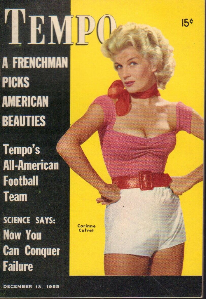 Tempo Digest December 13 1955 Corinne Calvet Cheesecake Pin Up 091218AME2