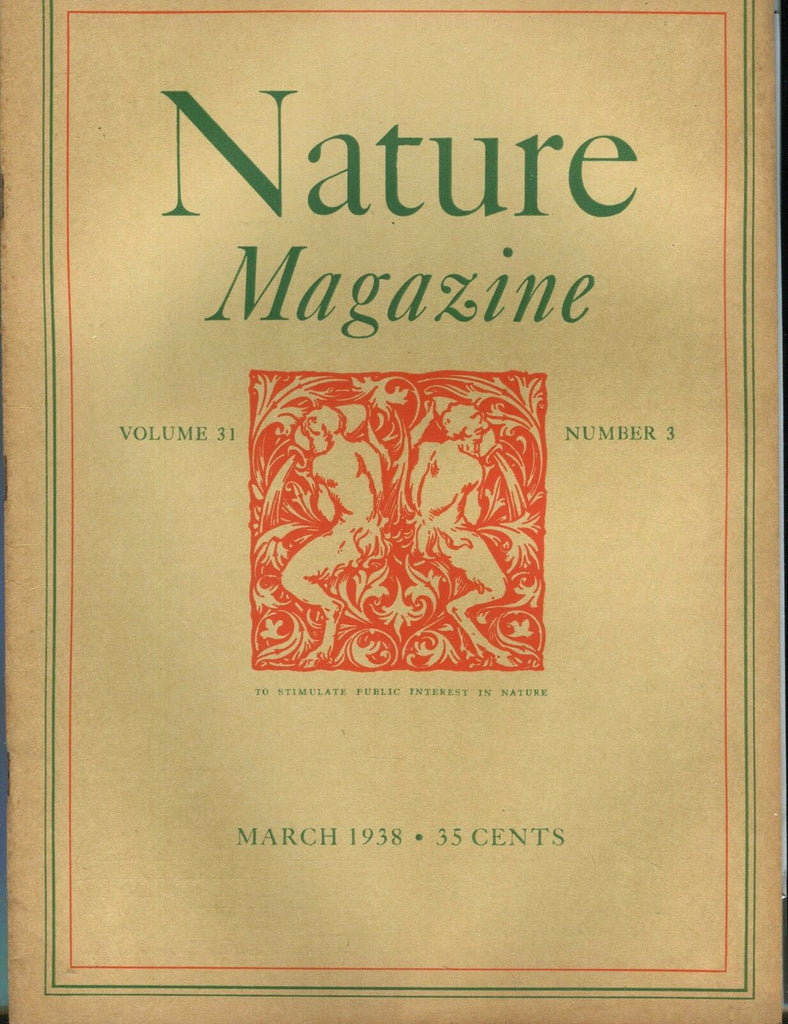 Nature Magazine March 1938 VG No ML 021317jhe