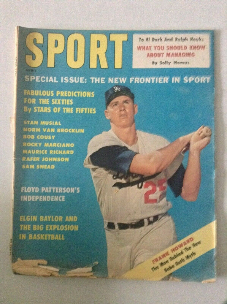 Sport Magazine Stan Musial Norm Van Brocklin April 1961 NO ML 051019nonrh