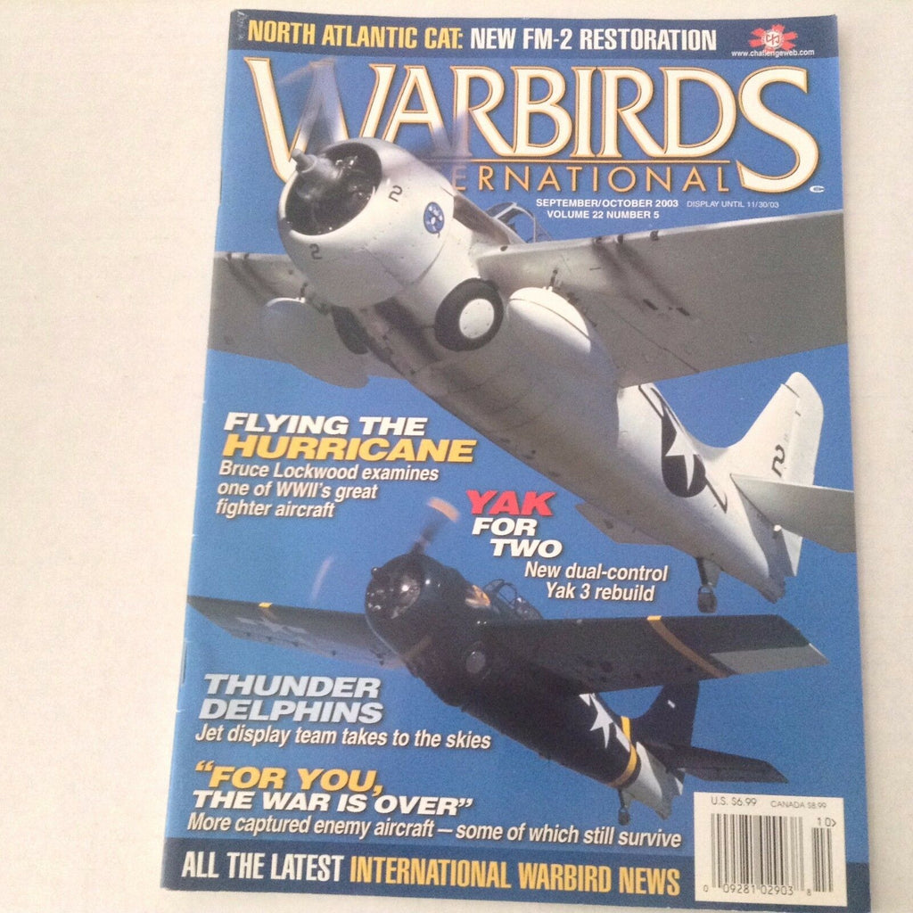 Warbirds Magazine Bruce Lockwood The Hurricane October 2003 062517nonrh