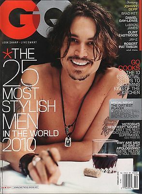 GQ February 2010 Johnny Depp, Brad Pitt, Daniel Day-lewis EX 122815DBE