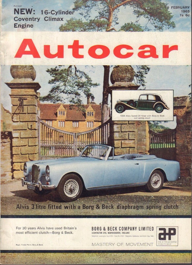 Autocar February 1965 Alvis 3 Litre 032817nonDBE