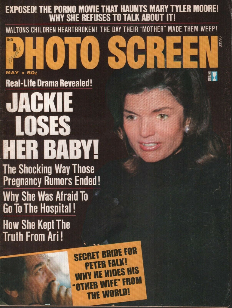 Photo Screen May 1974 Jackie Kennedy Onassis Mary Tyler Moore 070119AME