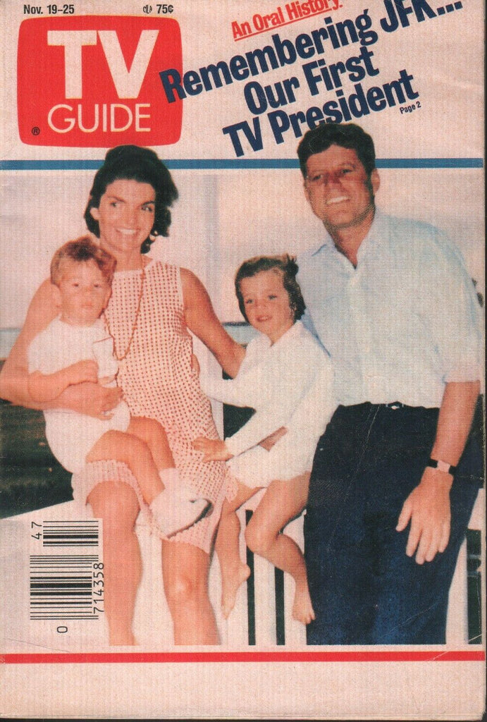 TV Guide November 19-25 Jackie John F Kennedy JFK 061719AME
