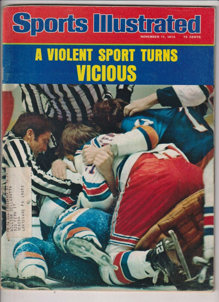 Sports Illustrated Mag Dan Maloney Brian Glennie November 17 1975 021020nonr