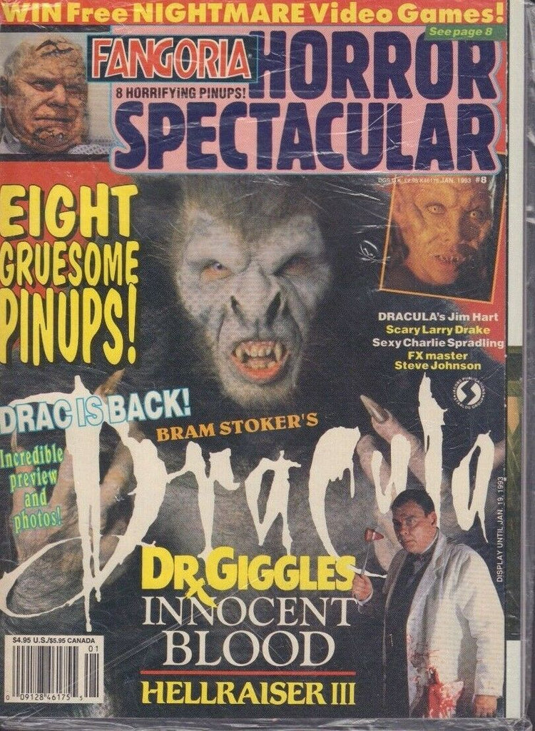 Fangoria Horror Spectacular #8 Dracula Dr Giggles Hellraiser 3 013018DBE2