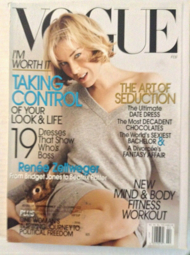 Vogue Magazine Renee Zellweger Control Of Your Life February 2007 032719nonrh
