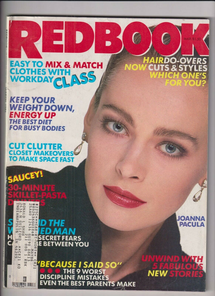 Redbook Mag Joanna Pacula 30 Min Skillet March 1986 102319nonr