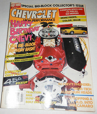 Chevrolet High Performance Magazine High-Tech Aluminum February 1990 081114R