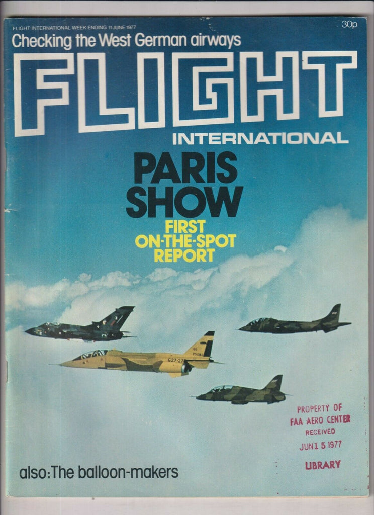 Flight International Mag Paris Show German Airways June 11, 1977 022120nonr