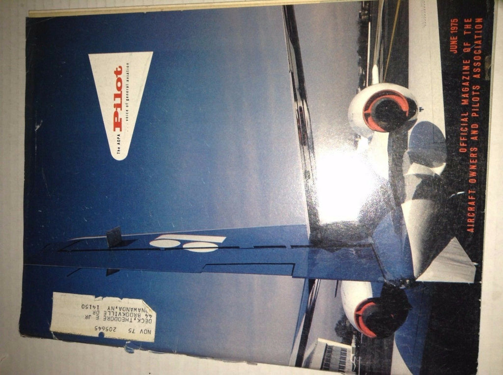 The AOPA Pilot Airplane Magazine Bellanca Skyrocket Flies June 1975 120716rh