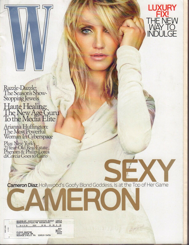 W Magazine May 2008 Cameron Diaz Arianna Huffington Philip-Lorca w/ML 061418DBE