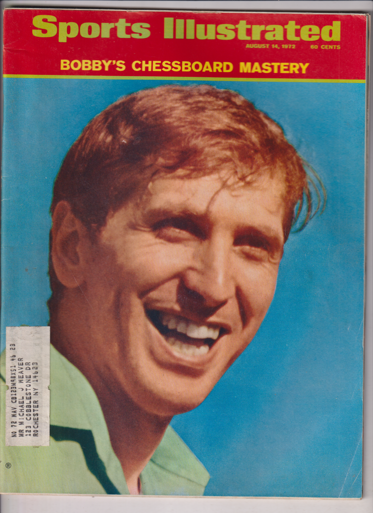 Sports Illustrated Mag Bobby Fischer Joe Morgan August 14, 1972 013020nonr