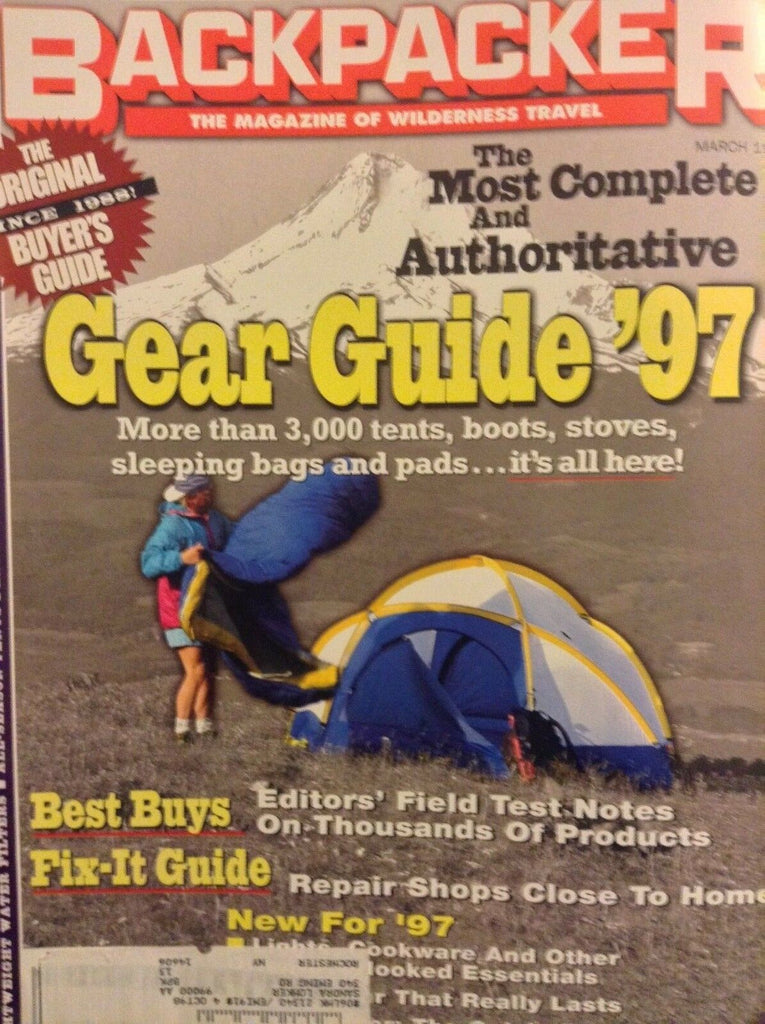 Backpacker Magazine Gear Guide '97 March 1997 032818nonrh