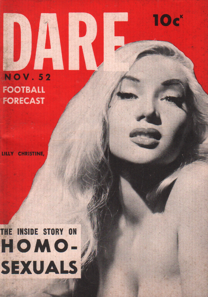 Dare November 1952 Lilly Christine Jackie Gleason Cheesecake Pin Up 063020AME