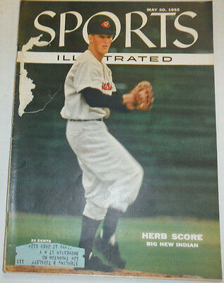 Sports Illustrated Magazine Herb Score Big New Indian May 1955 040815R