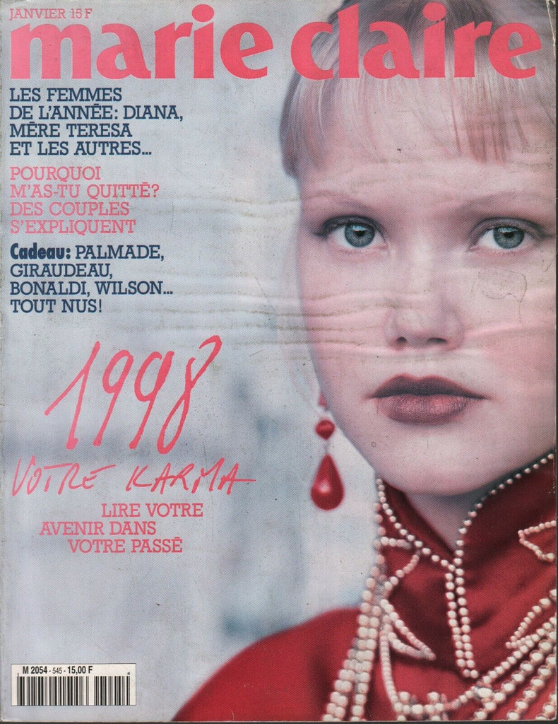 Marie Claire French Fashion January 1998 Pierre Herme Janine Remondon 100620ame