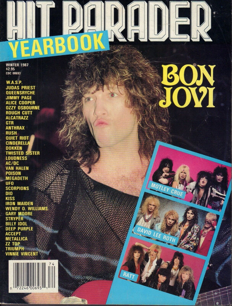 Hit Parader Yearbook Winter 1987 Bon Jovi Winter 1987 032917nonDBE2