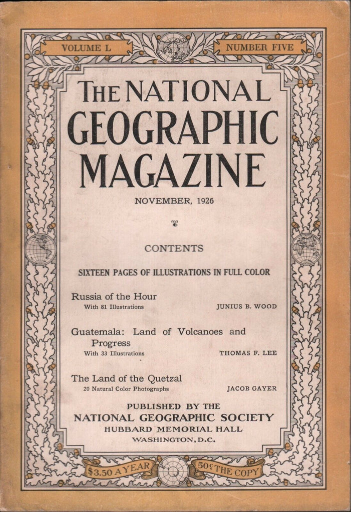 National Geographic November 1926 Russia of The Hour 020617DBE2