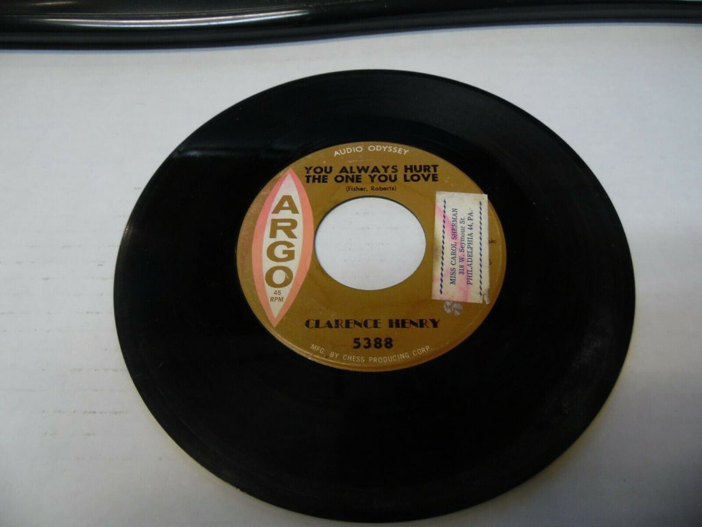 Clarence Henry You always hurt the one you love & Little Suzy 45 rpm 022920LLE45