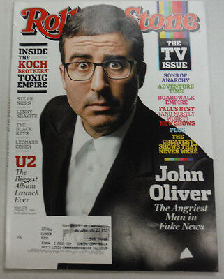Rolling Stone Magazine John Oliver & Koch Brothers' October 2014 VG Cond 051815R
