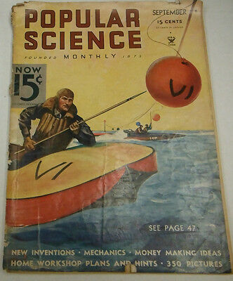Popular Science Magazine Safer Landings for Swift Planes September 1934 072814R